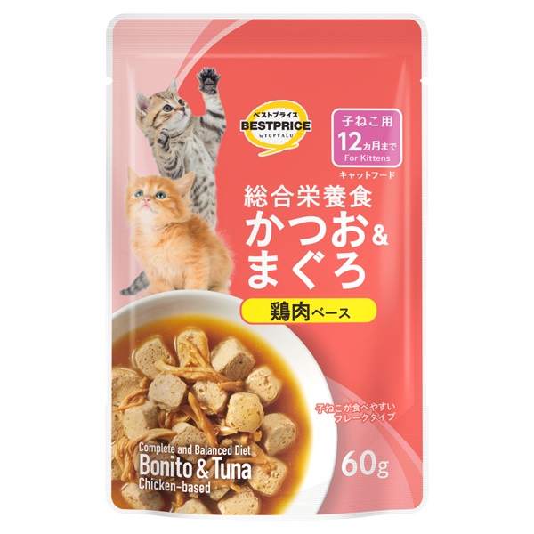 キャットフード かつお＆まぐろ パウチ トップバリュ | イオンスタイル