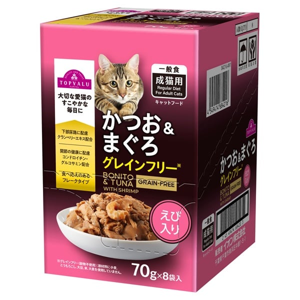 【happytoko】トップバリュー キャットフード かつお ささみセット happytoko】トップバリュー キャットフード かつお ささみセット