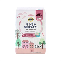 さらさら吸水ライナー 40cc 中量用 22枚 トップバリュ ベストプライス(TOPVALU BESTPRICE）(22枚)
