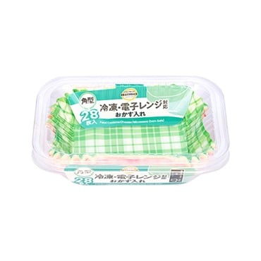 冷凍・電子レンジ対応 おかず入れ トップバリュ ベストプライス(TOPVALU BESTPRICE）(角型28枚)