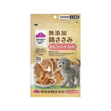 無添加 鶏ささみ トップバリュ(TOPVALU)(まるごとハードカットタイプ70g)