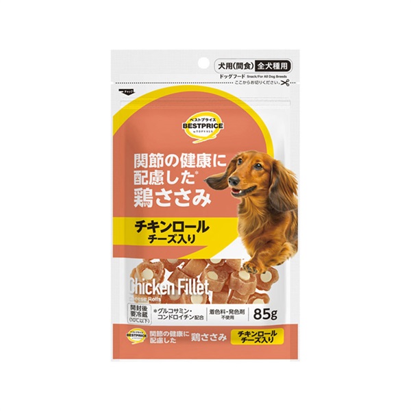 関節の健康に配慮した鶏ささみ トップバリュ ベストプライス(TOPVALU BESTPRICE）(ロールチーズ入85g)