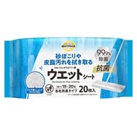除菌・抗菌フローリングワイパー用ウェットシート 20枚 トップバリュ(TOPVALU)(20枚)