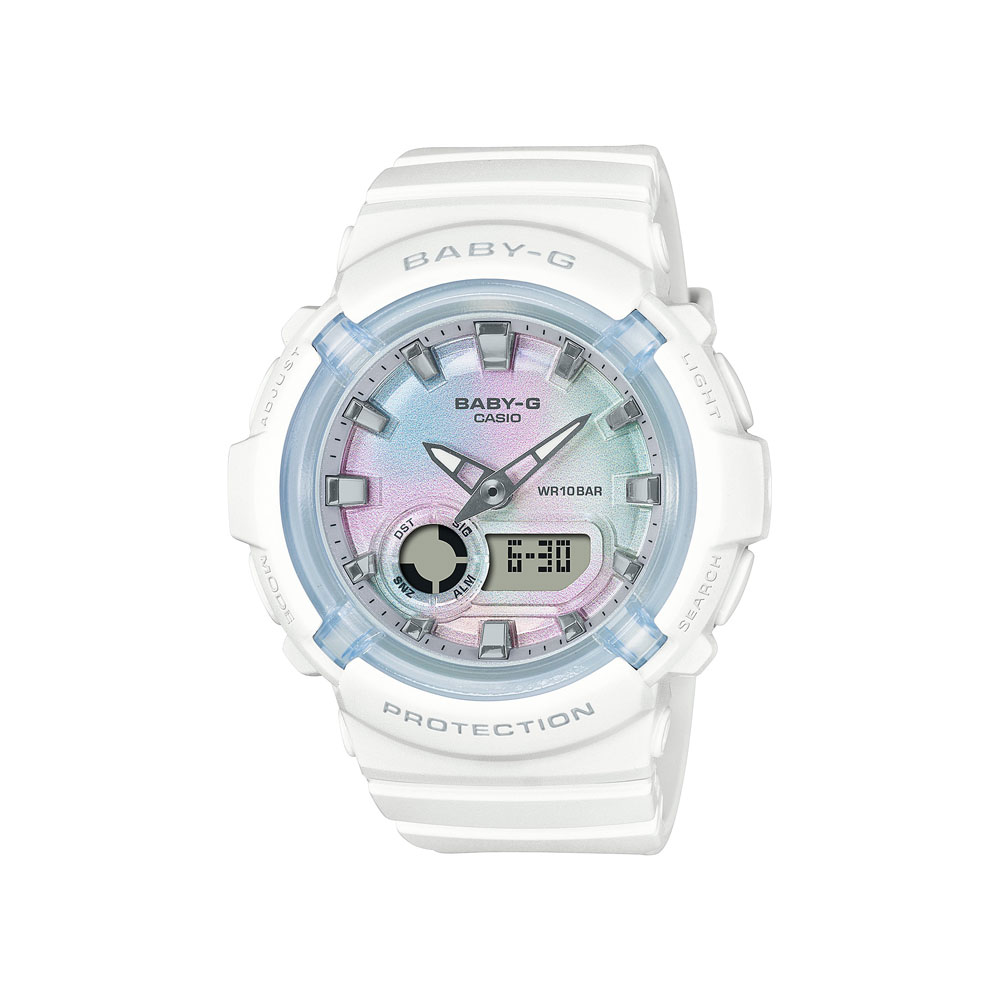 ☆超美品 BABY-G WANDERER SERIES レディースホワイト 楽天市場】CASIO カシオ Baby-G ベビ－G WANDERER SERIES BGA