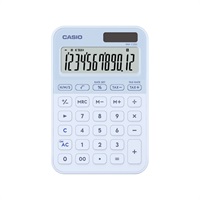 デザイン電卓カラフル ミニジャストサイズ(ライトブルー)