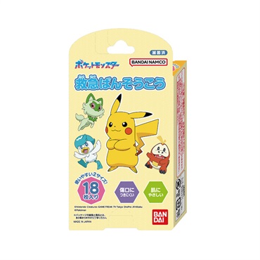 救急ばんそうこう ポケットモンスター 18枚 BANDAI バンダイ