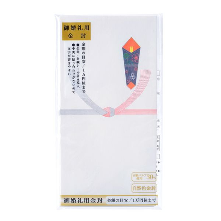 トップバリュ　万型 結切 6枚入り 御婚礼用(4549741156776)
