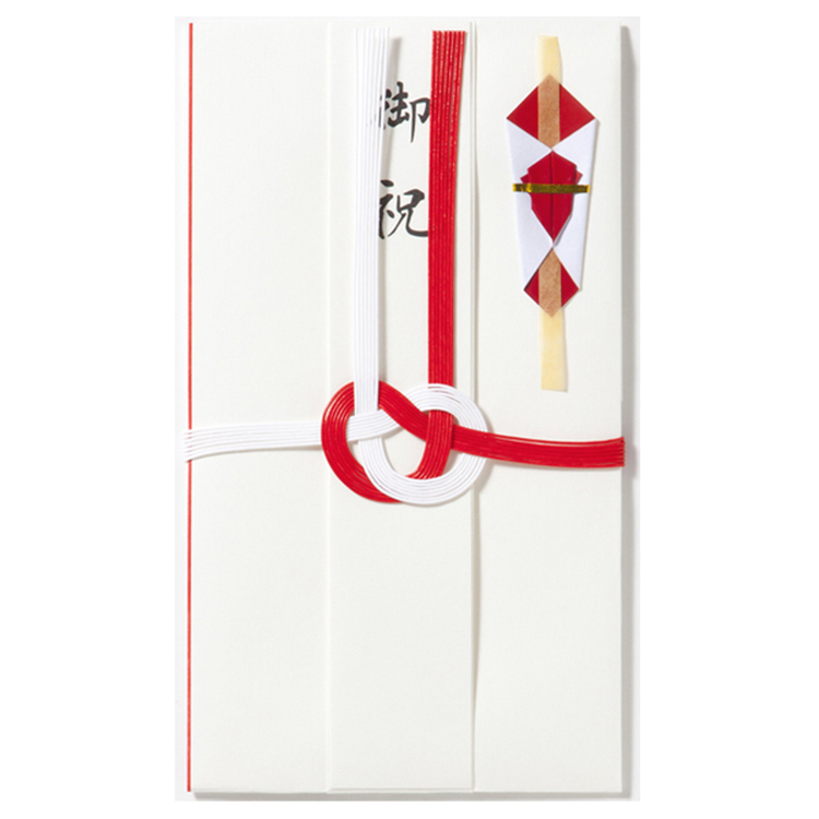トップバリュ　東京折赤白1P 短冊2枚入 一般祝用(4549741156851)