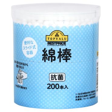 綿棒 200本   トップバリュベストプライス(200本)