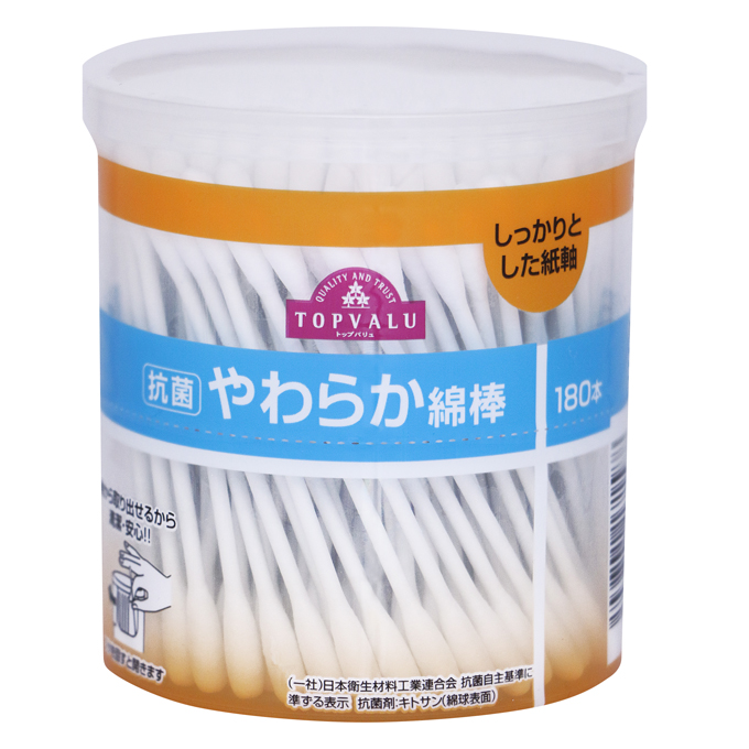 やわらか 綿棒 180本 トップバリュ | イオンスタイルオンライン 衣料品