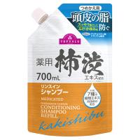 薬用 柿渋リンス配合 シャンプー 詰替 350ml    トップバリュ(つめかえ大容量 700ml)