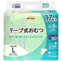 テープ式おむつ L 17枚 トップバリュベストプライス | イオンスタイル