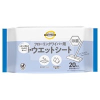 フローリングワイパー用 ウェットシート 20枚    トップバリュベストプライス(4549741661362)