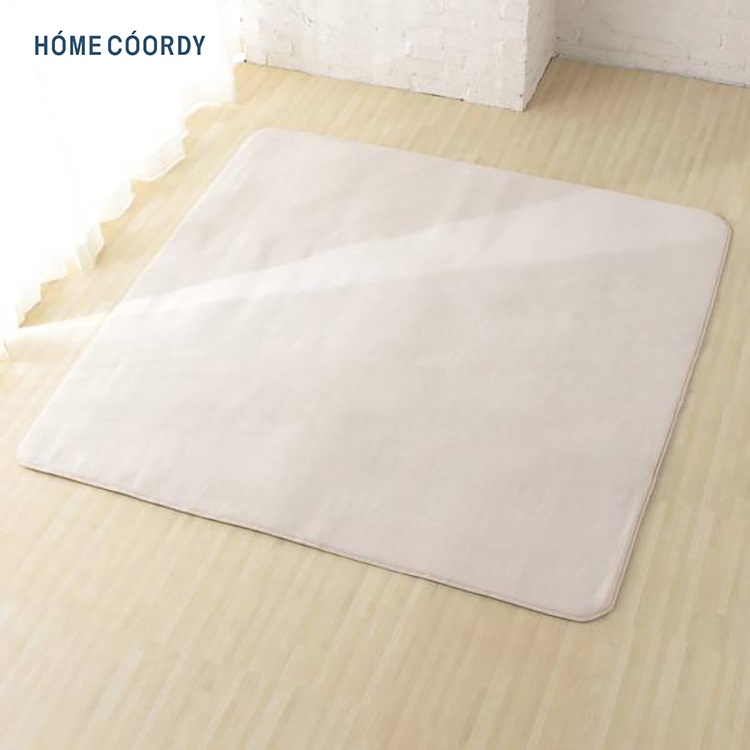 HÔME COÔRDY ウレタンパッドラグ 190×240cm ベージュ　3畳 HÔME COÔRDY ウレタンパッドラグ 190×240cm ベージュ 3畳