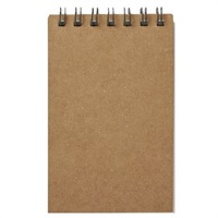 トップバリュ　クラフト表紙リングメモ　B罫　50枚(A7)
