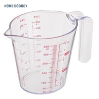 ホームコーディ　上から見える耐熱計量カップ(500ml)