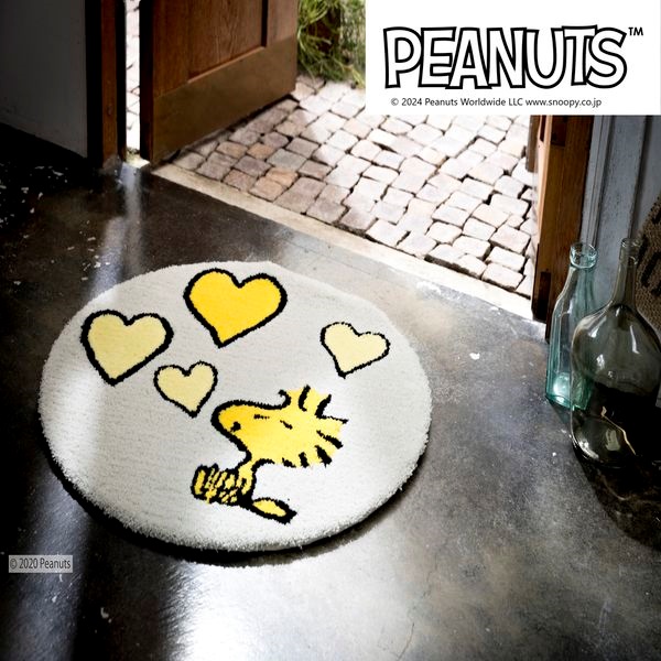 スミノエ スヌーピー ラグ マット ウッドストックラブマット | イオン