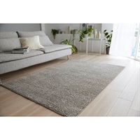 スミノエ　ソル　ラグ　カーペット　洗える　国産　アレルブロック　無地(アイボリー-130×190cm)