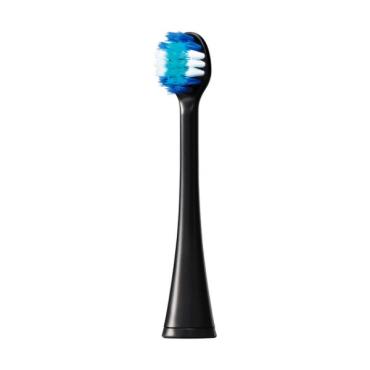 音波振動ハブラシ ドルツ 極細毛 コンパクト 替ブラシ 2本   ＥＷ０８００ パナソニック Panasonic(黒)