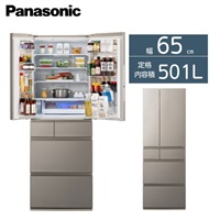 も*郎様 Panasonic 冷蔵庫 501L も*郎様 Panasonic 冷蔵庫 501L Panasonic 501L 6ドア冷蔵庫 NR-F50EX1