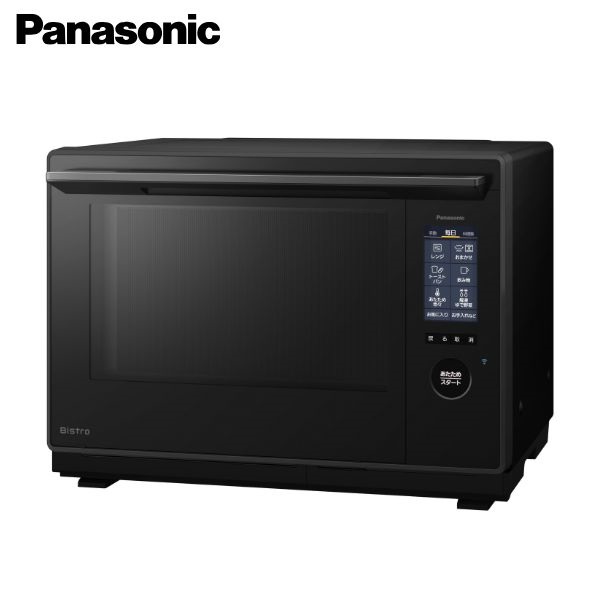 【新品未開封】パナソニック ビストロ NE-UBS10D-K ブラック Panasonic スチームオーブンレンジビストロ NE-UBS10D-K | イオン
