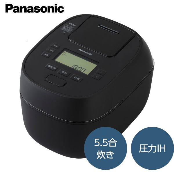 Panasonic　パナソニック　炊飯器 5.5合炊き　- Panasonic 5.5合炊き 可変圧力IHジャー炊飯器 SR-N510D-K | イオン