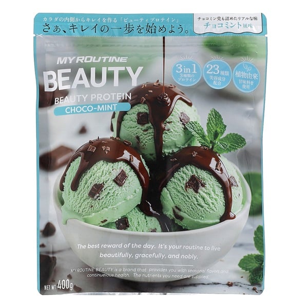 マイルーティーンビューティ チョコミント風味 400g MY ROUTINE BEAUTY