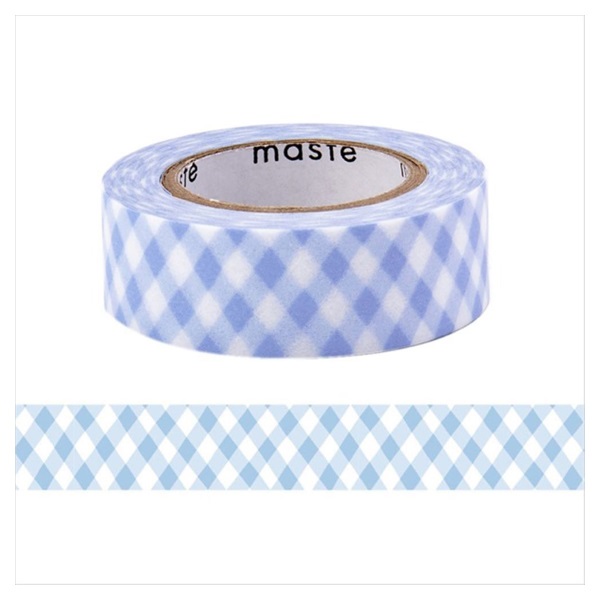 水性ペンで書けるマスキングテープ/小巻/マステ チェック