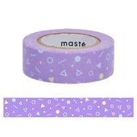 水性ペンで書けるマスキングテープ/小巻/マステ キカガクパターン