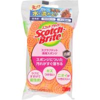 スコッチブライト スクラブドット 清潔スポンジ オレンジ 1個 スコッチ・ブライト Scotch‐Brite スリーエム ジャパン(4550309092412)