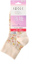 はくらく 21cmｰ25cm 岡本(小花12cmクルー-アイボリー)