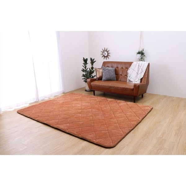 新品☆185×240cm♪極厚5cm！カーキ系♪まるで敷布団ふわラグ☆r221 ラグ・こたつ敷き布団 GRAND(グランド) 長方形 185x240cm | 家具