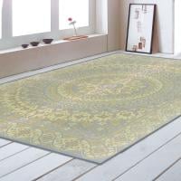 メダリオン柄国産い草ラグ(S) Fサークル191GY 国産い草ラグ Fサークル 191× | イオンスタイルオンライン 衣料品