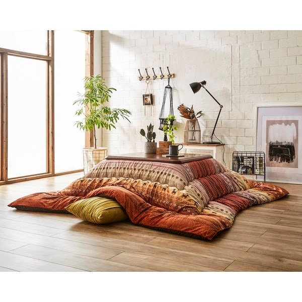 ⚠️単品購入不可⚠️新品✳︎ホームコーディ✳︎丸形こたつ掛ふとん✳︎直径190cmおまけ付 円形こたつ台用 こたつ掛ふとん ラピアス | イオンスタイルオンライン