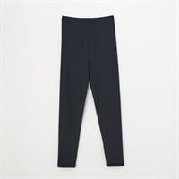 接触冷感レギンス10分丈(無地) 女の子 キッズ 140cm-160cm(ブラック-140cm)