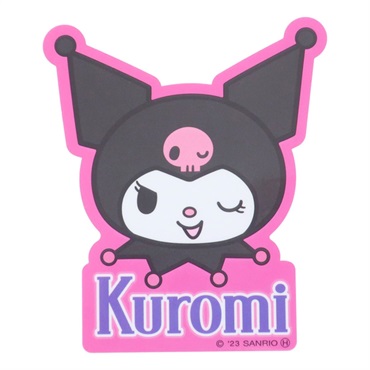 キャラクターステッカー サンリオ(クロミ／フェイスとロゴ)