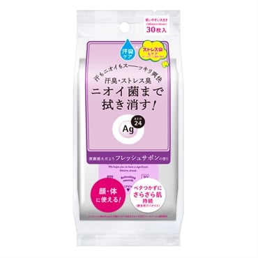 エージー24 クリアシャワーシート n 30枚 エージーデオ24 Ag DEO 24 ファイントゥデイ(フレッシュサボン)