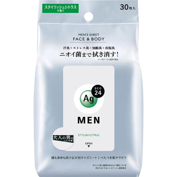 AGデオ24メン フェイス＆ボディシート 30枚 ファイントゥデイ | イオン