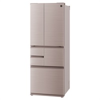 SHARP　6ドア冷凍冷蔵庫　502L　SJ-X504R-N【標準配送料2000円＋標準設置料6000円別途】(SJ-X504R-N)