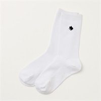 POLO BRITISH COUNTRY SPIRIT(ポロ・ビーシーエス)  ハイクルー丈ソックス キッズ 男の子 女の子(ホワイト-16-18cm)