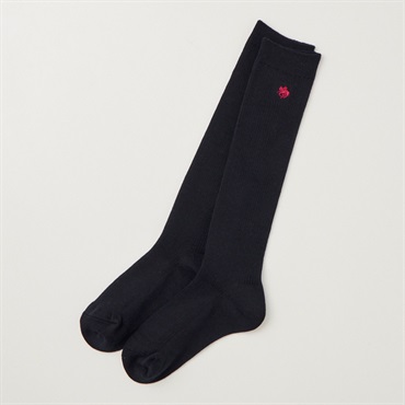 POLO BRITISH COUNTRY SPIRIT(ポロ・ビーシーエス)  ハイソックス キッズ 男の子 女の子(ネイビー-16-18cm)