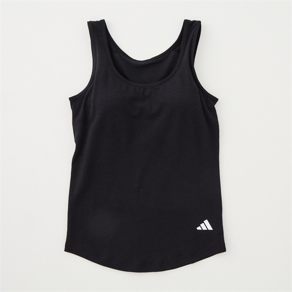 adidas(アディダス) タンクトップ カップ付き ベア天竺生地
