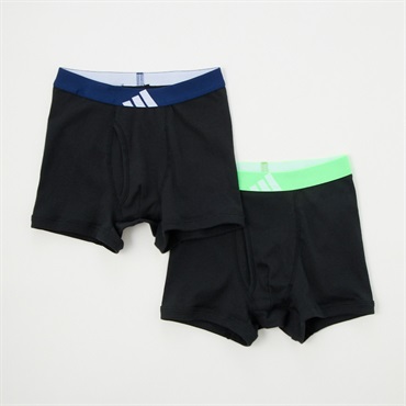 adidas(アディダス) ボクサーパンツ2枚組 綿素材 男の子 キッズ 130cm-170cm