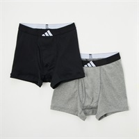 adidas(アディダス) ボクサーパンツ2枚組 綿素材 男の子 キッズ 140cm-170cm(2枚組-140cm)