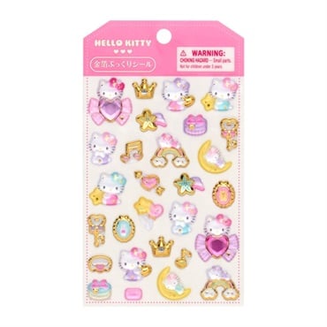 サンリオ ハローキティ 金箔ぷっくりシール 4550624226141