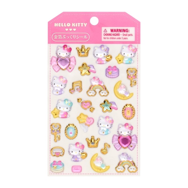 サンリオ ハローキティ 金箔ぷっくりシール 4550624226141(4550624226141)
