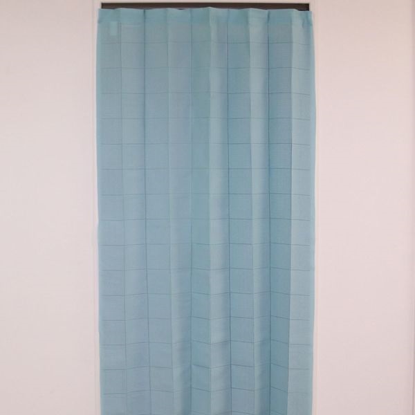 間仕切りレース　シスター(ブルー-100×250cm 1枚入)