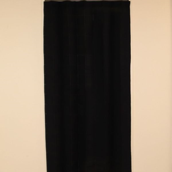 間仕切りレース　シスター(ブラック-100×250cm 1枚入)
