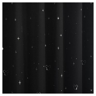 既成 4枚組 カーテン ミッキーマウス スター柄(100×200（198）cm)