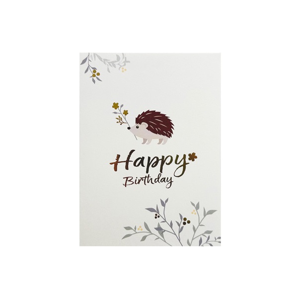 誕生日カード フラワーニードル(GR‐004)